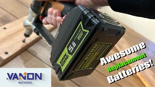 Finally! A Lithium Upgrade for My Worx Switchdriver – Vanon Pro Battery Review