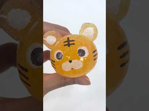 어흥🐯<strong>호랑이</strong> <strong>말랑이</strong> 만들기_DIY Tiger with nano tape #shorts