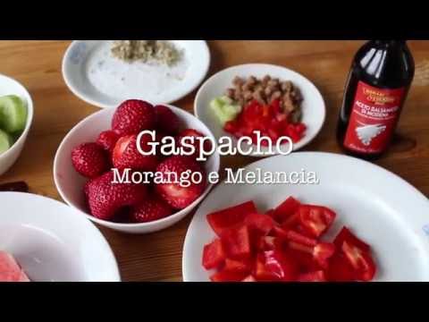 Vídeo: Como Fazer Gaspacho De Morango