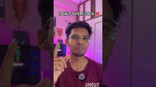 Dont Overclock Your Pc