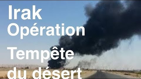 Irak Opération tempête du désert