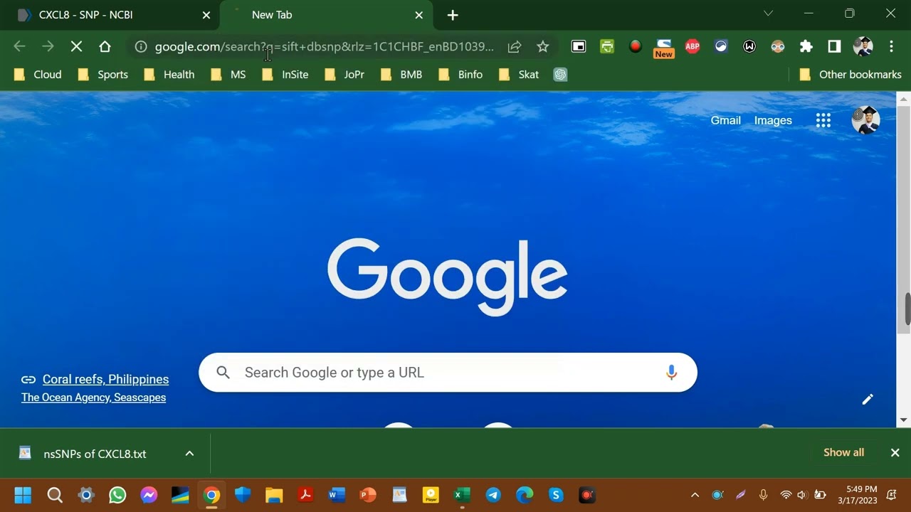 Study of Nonsynonymous SNPs Using SIFT and PolyPhen 2