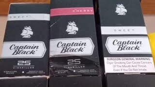 كابتن بلايك Captain Black الاصليه من الصيني المضروبه وطرق معرفة موصفات علبة السجائر الاصلي