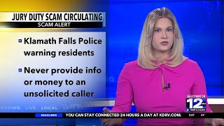 Jury duty scam circulating in Klamath County