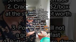 4 things I won't be making from scratch #homemade #baking #diy #cereal #sahm