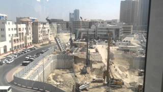 Dubai construction timelapse