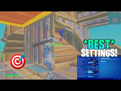 NEW *BEST* Controller Fortnite Settings LINEAR *AIMBOT/Piece Control* Chapter 4 Season 2 PS5/XBOX/PC