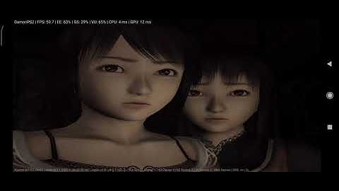FATAL FRAME 2. PS2 GAME. emulator DamonPS2 PRO. best set setting. BEST COMPATIBLE. SD 730 860 865