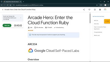 Arcade Hero: Enter the Cloud Function Ruby | #qwiklabs | #ARC234