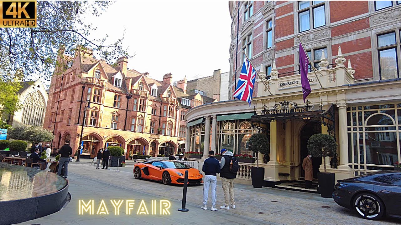 [4K] Exploring the Posh Streets of Mayfair in Central London YouTube