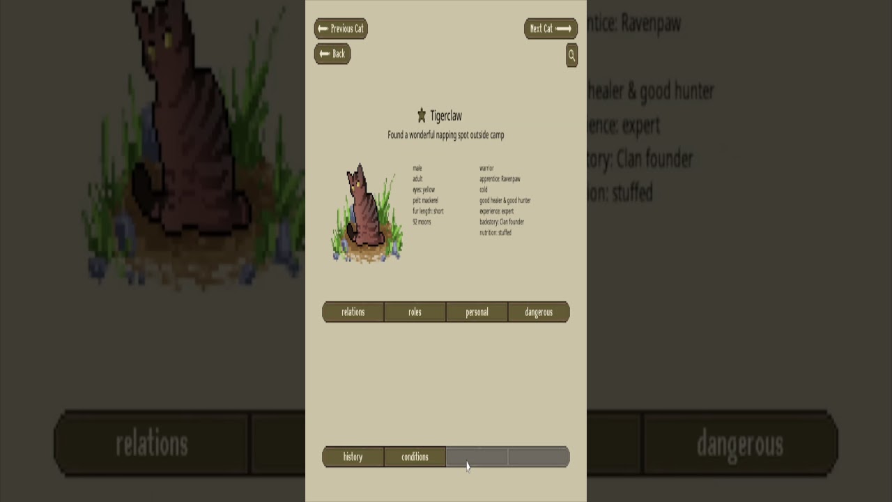 Oh no its Tigerclaw | Warrior Cats Clan Generator