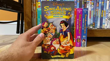 My Disney's Sing-Along Songs VHS Collection