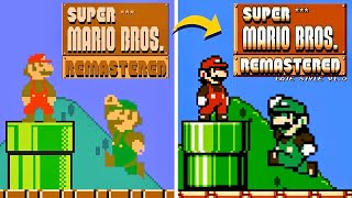 Super Mario Bros. Redrawn - Late Style - Playthrough