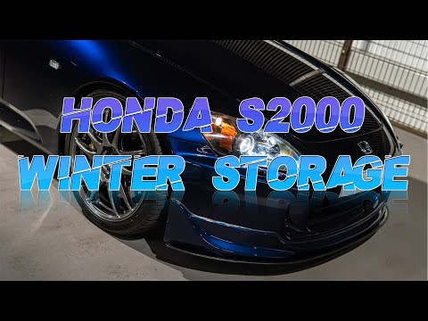 Honda S2000 | How I store mine during winter