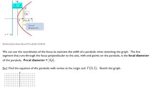 Equations of Conic Sections Part 2   Parabolas
