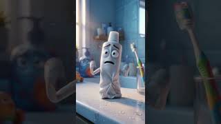 Stop Rolling Me! 😤🪥 | Toothpaste Ki Funny Complaint | AI Object Talks #shortvideo