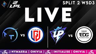 LPL 2026 Live Split 2 | LPL English with Nymaera &amp; Initialise TT vs LGD | UP vs EDG