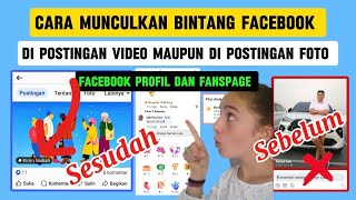 Cara mengatasi bintang facebook yang tidak muncul di video reels dan foto