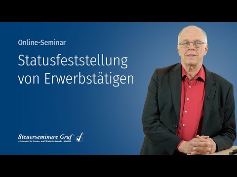 Statusfeststellungen von Erwerbstätigen | Vorschau in das Online-Seminar