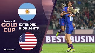 Argentina vs. United States: Extended Highlights | CONCACAF W Gold Cup I CBS Sports Attacking Third image