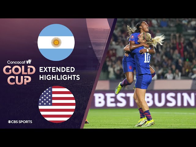 Argentina vs. United States: Extended Highlights | CONCACAF W Gold Cup I CBS Sports Attacking Third