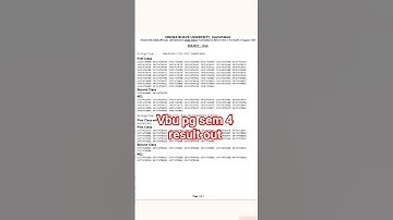 Vbu Pg Sem 4 Result Out #vbu_hazaribagh #exam #bbmku #result