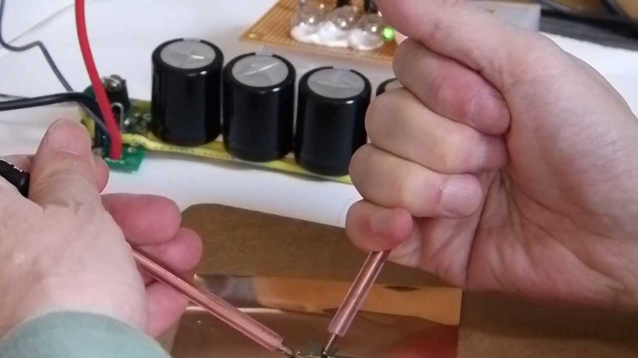 Testing Mini Capacitor Spot welder. - YouTube diagram simple schematic 