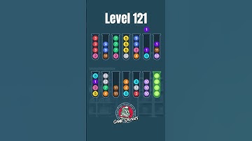 Solve Level 121 - Ball Sort Candy Sort Puzzle Game @GameSaviors #ballsortpuzzlegameplay