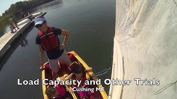 Wooden Optimist Sea Trials