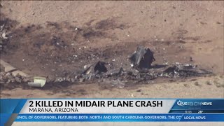 Two killed in midair plane crash at southern Arizona airport
