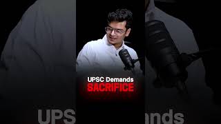 UPSC DEMANDS SACRIFICE #ytshorts #drshivin