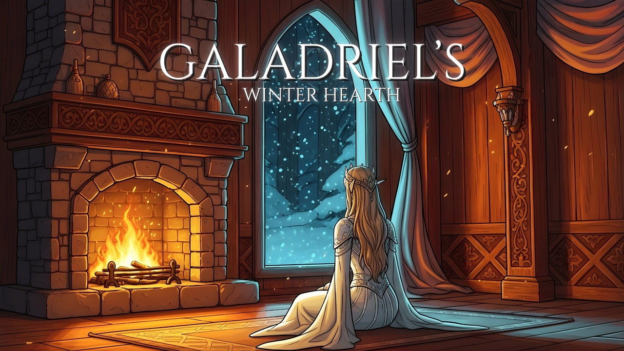 Medieval Music for Focus & Peace | Galadriel’s Winter Hearth