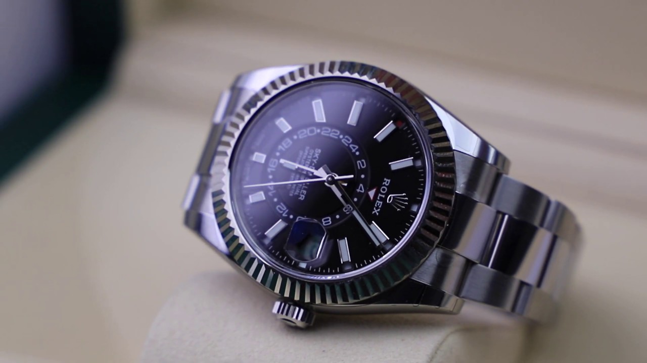 rolex sky dweller purple