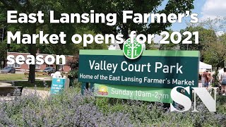First Day of the Season at the East Lansing Farmer's Market