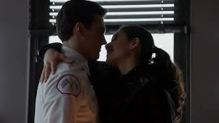 Chicago Fire 10X13 Kissing Scenes Violet And Evan Hanako Greensmith And Jimmy Nicholas