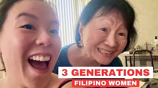 93yr old grandma has the best attitude! Mom and Lola are strong Filipino women ❤️ Manila Philippines