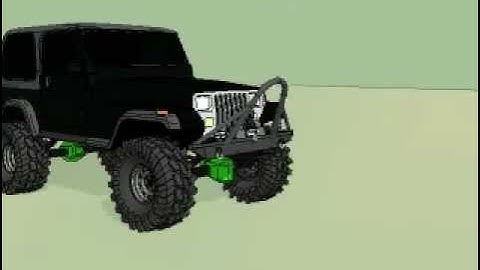 Jeep 4x4 sketchup model