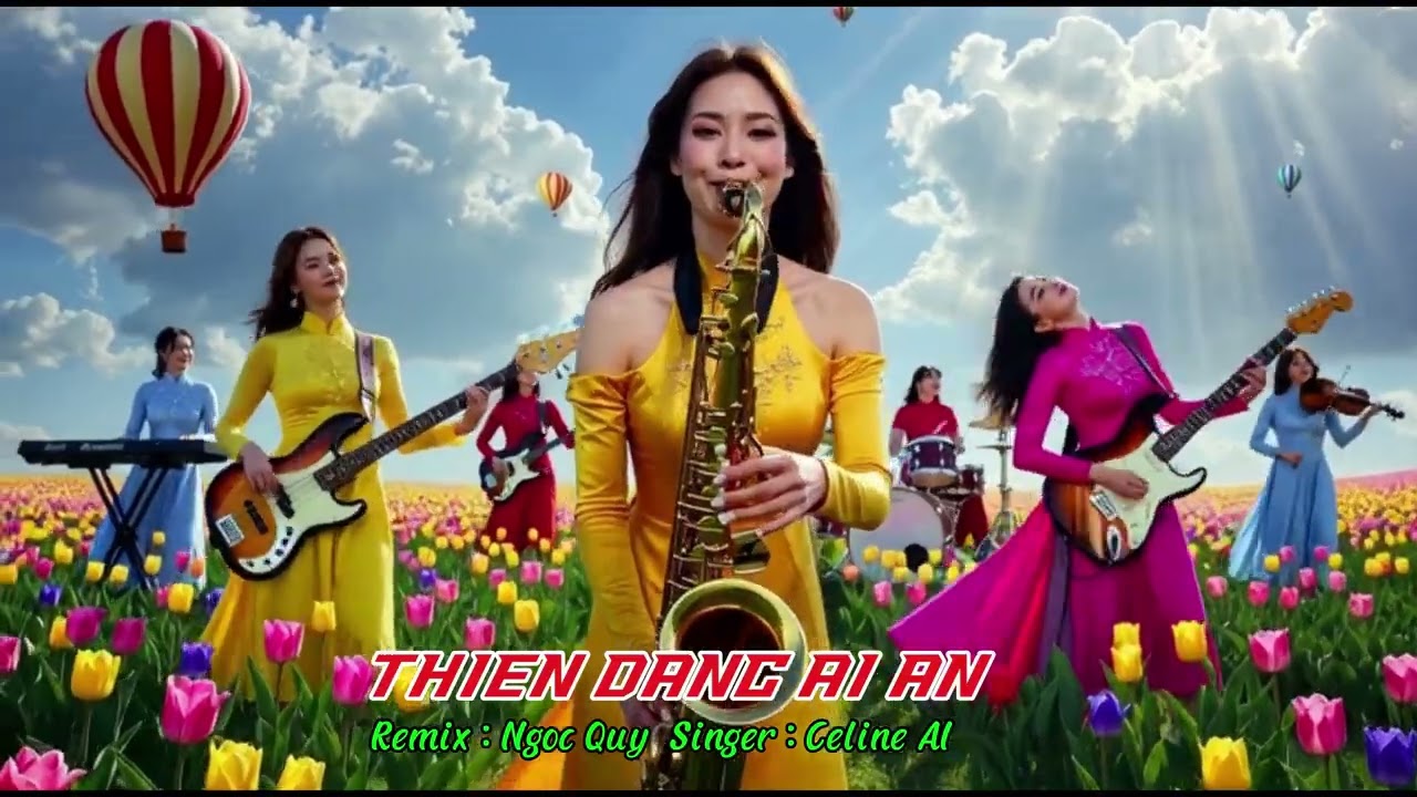 THIEN DUONG AI AN (Lam Phương) - Giai điệu của Hạnh Phúc & Mùa Xuân Tình Yêu    Remix : Ngoc Quy
