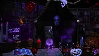 SECRET MAGIC SHOP AMBIENCE★BUBBLING CAULDRON, FORTUNE TELLER, MAGIC BALL, RAIN SOUNDS🔮✨🧙‍♂️💜
