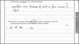 Question 13 Edexcel Unit 1: Mechanics and Materials - A Level Physics