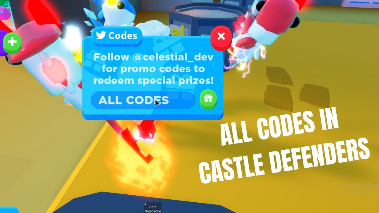 All Roblox Castle Defenders Codes Youtube - castel defenders codes roblox