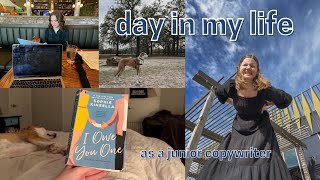 day in my life as a junior copywriter 💻🐶