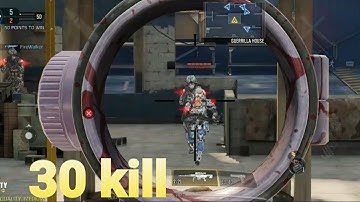 FRONTLINE KILLHOUSE SNIPER 30 KILL CALL OF DUTY MOBILE MULTIPLAYER GAMEPLAY. COD MOBILE MULTIPLAYER