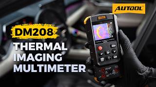 Autool Dm208 Combining Thermal Imaging & Multimeter Technology For Precision Diagnostics