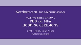 The Graduate School PhD & MFA Hooding Ceremony 2024