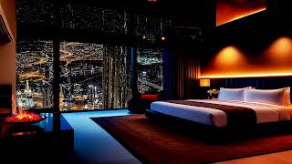 Enhance the harmony of your sleep: As raindrops harmonize with the enchanting Dubai view #rains