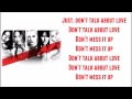 G.R.L. - Don't talk about love (Lyrics)
