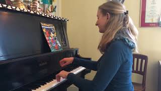 Video thumbnail of "Jazz! Goes the Weasel composed and played by Rebekah Maxner"