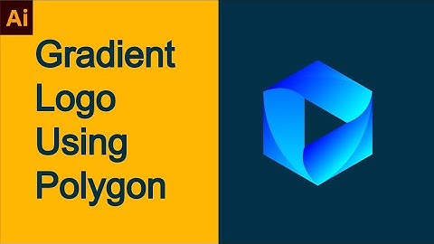 Gradient Logo Design in Illustrator - Gradient Logo Using Polygon