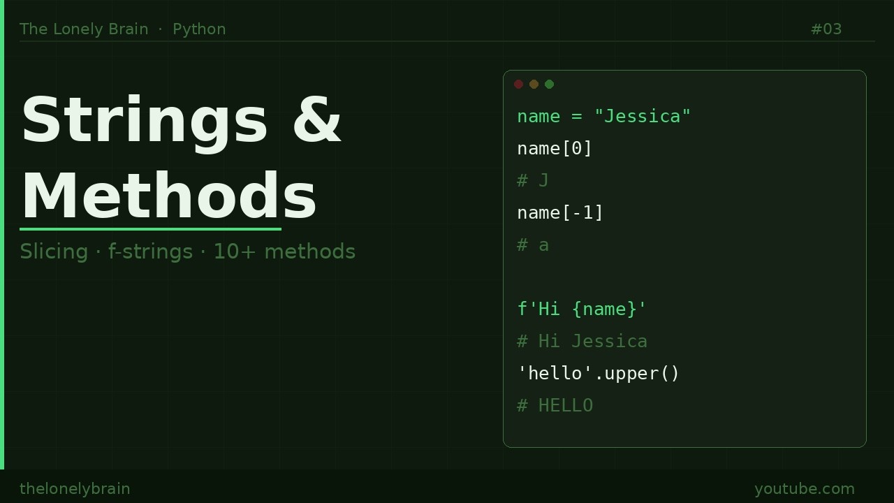 Python Course Chapter 2 - YouTube